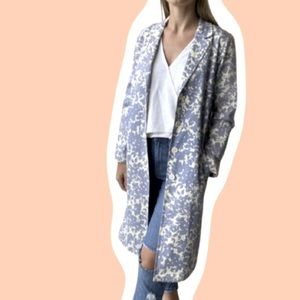 Vintage 90s 1990s Lance Karesh for Barney's Print Jacket